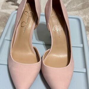 Jessica Simpson Blush Pink Suede Prizma D'Orsay Pumps
